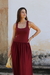 Vestido Ariana Cereja - Carolina Croce