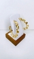 ARGOLA TORCIDA BANHO DE OURO - comprar online