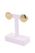 BRINCO BASE C/ TEXTURA BANHO DE OURO