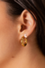 ARGOLA CLICK BANHADA A OURO 18K - Dourada