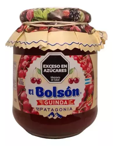 El Bolson Confitura Guindas Sin Azucar x454gr