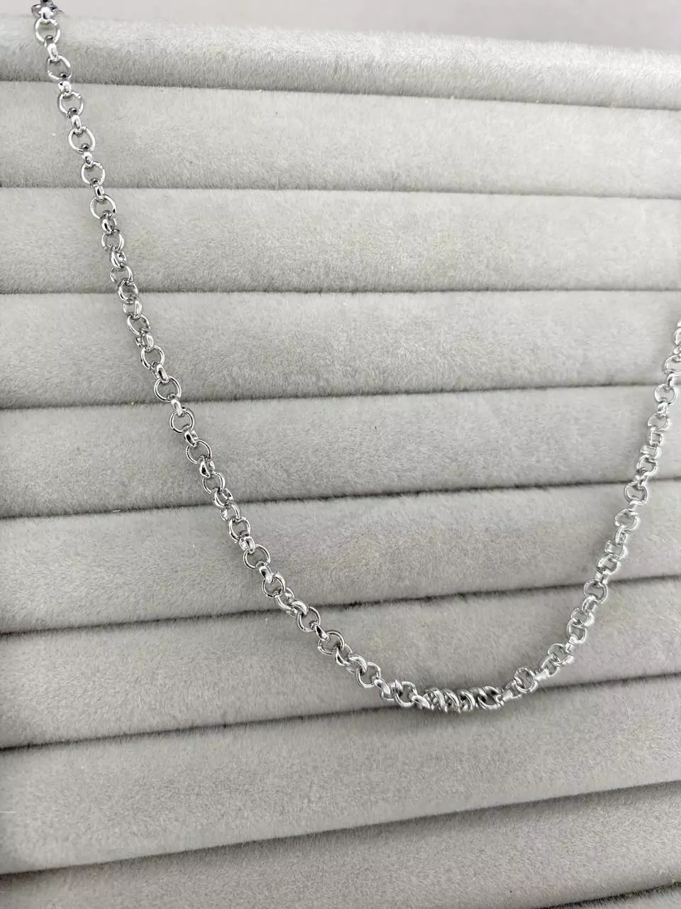 Cordão em Aço Inoxidável Elo Português P