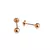 Brinco Segundo Furo De Bolinha Lisa 3mm