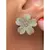 Brinco de Flor Cravejado na Micro Zircônia