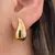 Brinco Dourado Meia Gota