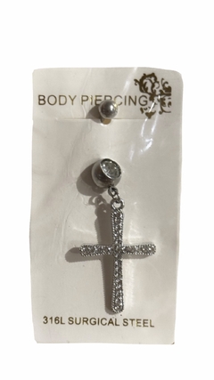 BELLY RING CROSS