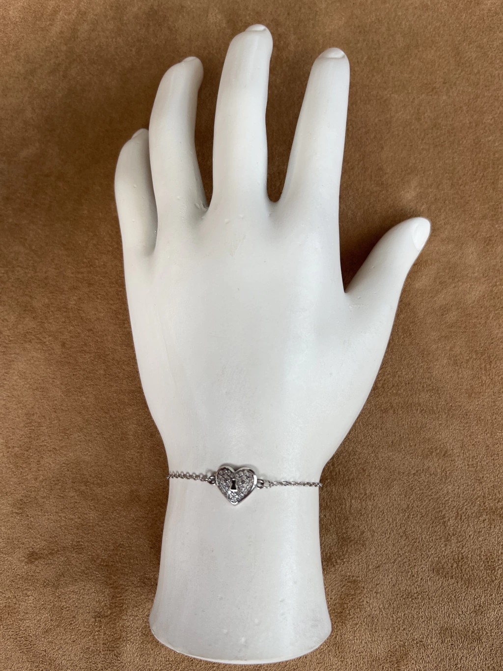 Pulseira Coração Cravejado