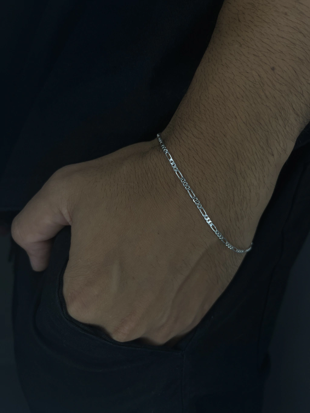 Pulseira Fígaro 3x1 - 2mm