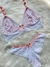 Lingerie Em Renda Bicolor Com Forro na internet