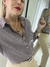 Imagen de Camisa Rayas Choco
