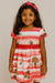 Vestido Infantil com Estampa Exclusiva - Tam 3 | Look Alegre e Moderno! - comprar online
