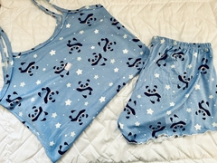 Pijama Panda Suede