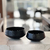 SET X 3 CENTROS DE MESA PALI NEGRO 20X9,5 - 23X10 - 28X13 CM - PROEXDECO