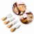 Conjunto Jogo P/ Cortar Queijo 4 Pçs Inox Kit Facas Espátula - UniHome