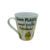 Caneca 290ml Porcelana Branca com Frases Terramada Porcelanas na internet