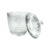 Potiche de Vidro com Tampa 8x12 Piramide Glass - Busca Utilidades