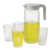 Conjunto Jarra De 1L e 4 Copos Grafiato De 220ML Dellahome na internet