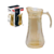 Jarra De Vidro Âmbar com Tampa Dourada – 1,5L Wellmix - comprar online