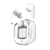 Fones de Ouvido Sem Fio Branco H'maston RS33 C/ Visor LED