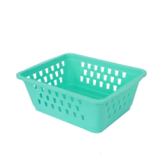 Cesto Organizador Verde Água 800ml 10x6cm Erca Plast