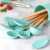 Kit 12 Utensílios De Cozinha Silicone com Cabo de Madeira - loja online