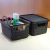 Cesto Organizador Jutta com Tampa 2L Jutta Arqplast Preto - Busca Utilidades