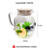 KIt 1 Chaleira de Vidro 1.75L e 4 Copos com 350ML - Busca Utilidades