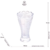 Vaso Princess Vidro Cristal 8x14cm – Wolff na internet