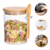 Pote Hermético De Vidro Borossilicato C/ Tampa Bambu 950ml com Colher Cosy na internet