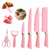 Kit de Faqueiro Rosa com 6 Peças Kitchen - comprar online