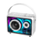 Caixa De Som Karaokê Imenso X61M Branca 80w 8000mah C/ 2 Mic S/ Fio