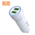 Carregador De Carro Hmaston L10-4 2 Entrada Usb Branco