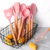 Kit 12 Utensílios De Cozinha Silicone com Cabo de Madeira - Busca Utilidades