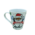 Caneca 290ml Porcelana Branca com Frases Terramada Porcelanas - Busca Utilidades