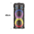 Caixa de Som Bluetooth e USB com Microfone e Controle Preta