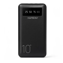 Power Bank 10.000mAh Tipo-C Micro e Lightining 10W Visor LED