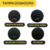Porta Condimentos 12 Potes de Vidro 85ml com Base Giratória Home Land - loja online