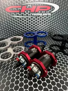 Soporte Doble De Bomba De Combustible 60mm Aluminio - CHP RACING PARTS