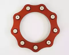Guarda De Escape Embellecedor Turbo 4 Anodizado Poke - comprar online