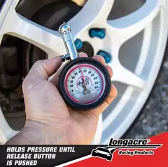 Medidor Presion De Neumaticos Longacre 0-60 psi - CHP RACING PARTS