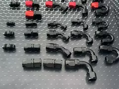 Acople An12 Recto Conexion Combustible Aceite - CHP RACING PARTS