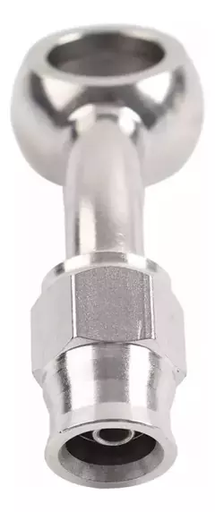 Acople De Freno An3 28° Con Ojal Conector Acero Forjado - CHP RACING PARTS