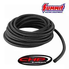 Manguera Mallada De Combustible An4 Naylon Negra - CHP RACING PARTS