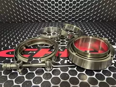 Abrazadera Brida V Band 3.5 Completa Acero Inox - CHP RACING PARTS
