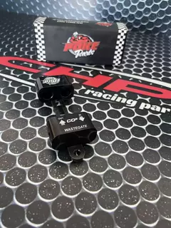 Rampa Para Booster Co2 2 Inyectores Anodizado Poke Parts - CHP RACING PARTS