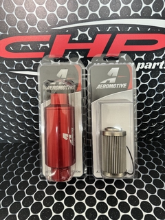 Filtro de Combustible Aeromotive 12304 100 micrones apto metanol en internet