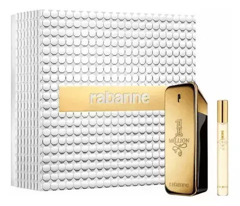 Kit Rabanne 1 Million Edt 100 ml- Perfume Masculino Edt + Caneta 10 ml