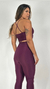 Conjunto de calça Duda roxo açaí - comprar online