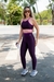 Conjunto de calça Melina roxo açaí