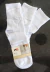 Meia Cano Alto Branca Masculina KIT C/ 05 Pacotes - comprar online